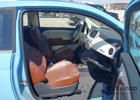 2016 Fiat 500 Retro из США, поврежденный, VIN 3C3CFFCRXGT177181